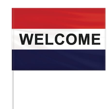 Global Flags Unlimited Economy Message Field Flags Pole Included Welcome 205595